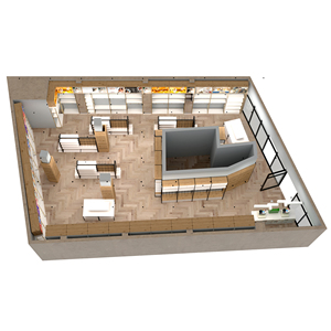 Commercial Retro Multiple Supermarket Equipment <strong>Display</strong> Retail Solution Store Layout Design - Product Image 1
