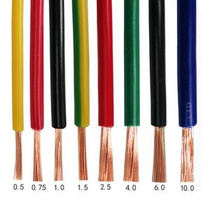 14/16/18AWG Unique Conducteur Brin Fil À Distance Couleurs Primaires 12V <span class=keywords><strong>Automobile</strong></span> Batterie Électrique Câble PVC <span class=keywords><strong>Gaine</strong></span> - Product Image 2