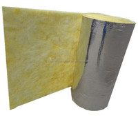 Isolation de tapis de rouleau de laine de verre de valeur R de conduit de CVC avec la feuille d'aluminium