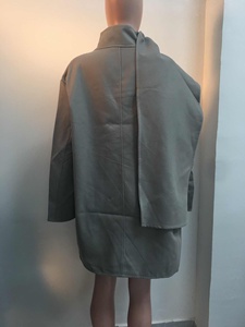 Nuevo Abrigo de Lana de Invierno para Mujer, Elegante, de Manga Larga, con Cuello de Bufanda, de Longitud Media, a la Moda - Product Image 6