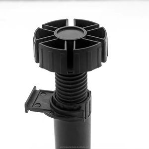 CY-704 Babs שחור פלסטיק lever רגליים מתכווננות עבור רהיטים - Product Image 5