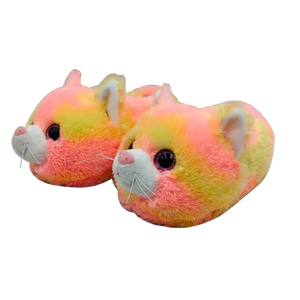 รองเท้าแตะขนปุยปุยขนฟู,รองเท้าแตะอุ่นทำจาก PVC เลือกโลโก้ได้เอง + ผ้าฝ้าย Pp - Product Image 3