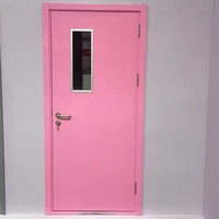 Porte en acier ignifuge, insonorisée et durable, porte en acier pour salle blanche GMP, porte en acier galvanisé pour bureau commercial, atelier