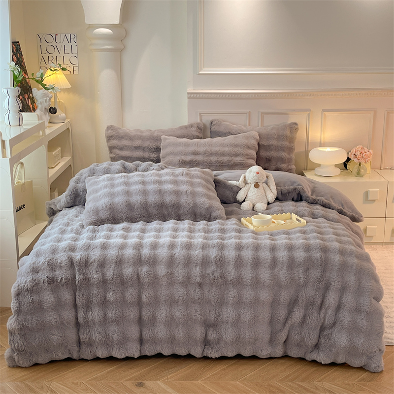 Fourrure de lapin loutre Deep Space Grey