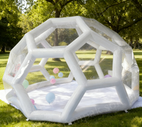 Dôme gonflable transparent en PVC à 360 degrés, tente bulle, château gonflable, intérieur/extérieur, pour les fêtes d'enfants, location pour événements