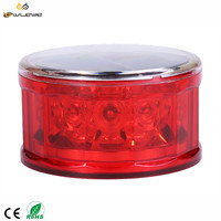 Feux d'avertissement LED solaires magnétiques multicolores 360° °   Visibilité supérieure à 1000 m pour la sécurité routière