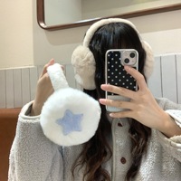 Orejeras Plegables Clásicas con Lazo, Estampado Digital, Cálidas para Invierno