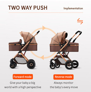 Carrito <span class=keywords><strong>de</strong></span> Bebé Plegable Multifuncional <span class=keywords><strong>para</strong></span> Exteriores JXB, con Resortes Amortiguadores, Gran Venta - Product Image 5