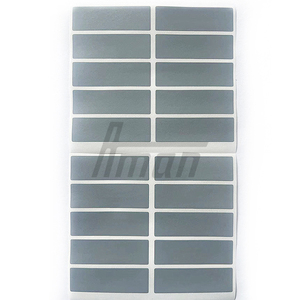 Adhesive Sticker Dark Gray 15*48mm Ticket <b>Scratch</b> Card Label 200 Sheets/Bundle for Anti-Counterfeiting Label - Product Image 4