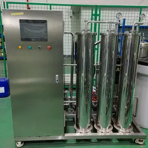 Mesin air murni dialisis ro 2000L/H untuk disinfeksi Kimia/disinfeksi panas Perawatan air osmosis terbalik ganda