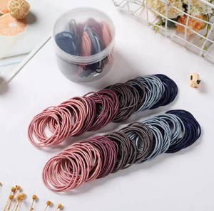 100 Piezas/Set Ligeros y Sencillos Lazos para el Cabello de Colores, Diseño de Nicho Popular, Lazos para el Cabello de Mujer, Accesorios de Moda al por Mayor - Product Image 5
