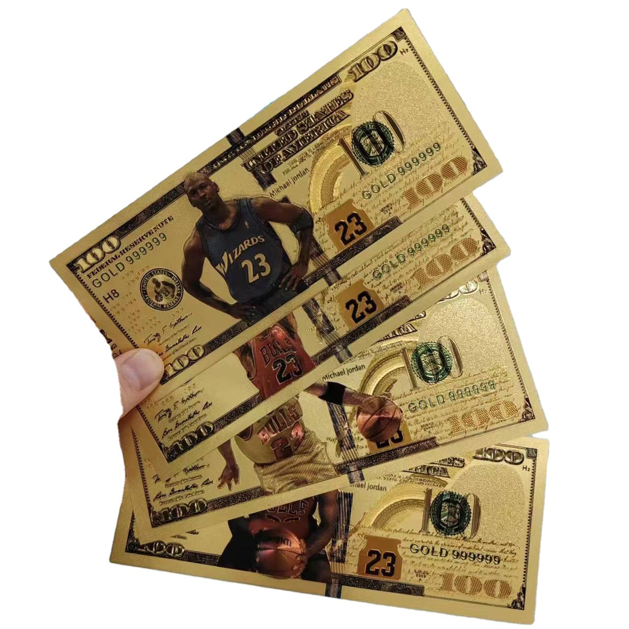 Lot De 100 Faux Billets De 1 Dollar – Répliques Réalistes – Style Rétro – Jeu D’argent, Décoration, Collection – 15 X 6,2 Cm
