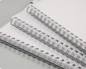 Agenda spirale PP à feuilles mobiles avec couvertures transparentes épaissies, formats A5/A6/B5, 124 feuilles vierges/linéées/ quadrillées - Product Image 5