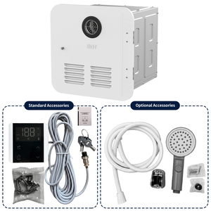 Scaldabagno a gas GPL senza serbatoio da 10L-12L di alta qualità per doccia calda, per camper e roulotte - Product Image 3