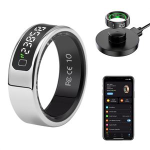 Anillo Inteligente CITICITY con Control Táctil por Gestos, Monitor de Temperatura, Contador de Actividad Física, Monitor de Frecuencia Cardíaca, Oxígeno en Sangre y Sueño - Product Image 5