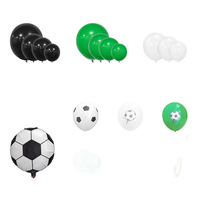 Ensemble de ballons de football en latex à prix d'usine, thème football pour la décoration de fête d'anniversaire d'enfants, design personnalisé