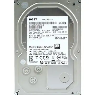 HGST-disco duro interno SATA para empresas, 4 TB, 3,5 ", 7200 RPM, búfer de 64 MB, 6,0 Gb/s, hus7240ala640