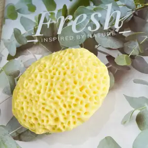 Organic Face Pore Cleaning Foaming Sponge Natural Sea Sponge For Bath Washing