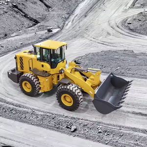 جرافة ذات جرافة ذات عجلات للخدمة الشاقة محرك ديزل 2-5 طن سعة حمولة صغيرة 5m Kyb هيدروليكية لاستخدامات مقلع التعدين - Product Image 2