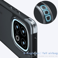 Coque de téléphone portable antichoc en métal magnétique à clip élastique, design sportif, pour vivo IQOO 13 5G 6.82'', en acrylique PC transparent givré