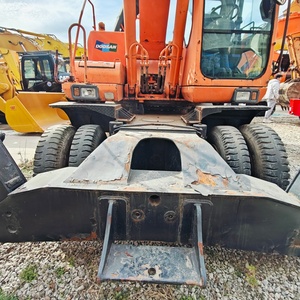 Excavatrice minière d'occasion abordable de marque coréenne DOOSAN DH210W 7, excavatrice sur pneus d'occasion à vendre - Product Image 1