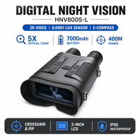 Jumelles numériques de vision nocturne 7392x4160 HNV800S-L, dispositif de vision nocturne infrarouge étanche IP56 pour l'observation de la nature