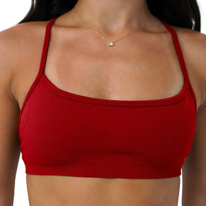 Reggiseno sportivo senza soluzione di continuità Yoga <span class=keywords><strong>Top</strong></span> <span class=keywords><strong>donna</strong></span> <span class=keywords><strong>Fitness</strong></span> articolo palestra abbigliamento attivo schiena Cross allenamento Push up <span class=keywords><strong>Fitness</strong></span> da corsa biancheria intima - Product Image 5