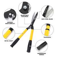 Sécateur extensible de garniture d'arbre avec la cisaille télescopique d'outil de main de coupeur de jardin de longue poignée