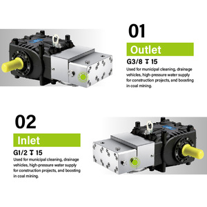 ปั๊มลูกสูบไตรเพล็กซ์สแตนเลส LICHIMA SS316 800 1000 บาร์ 11600PSI 14500PSI สำหรับการกรองน้ำทะเล - Product Image 4