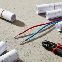 Câble électrique RVS 2*0.5/0.75/1/2.5/4/6mm² 2.5 RM souple, résistant au feu, paire torsadée, gaine PVC, faible coût de construction
