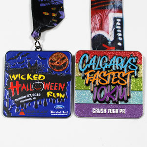 Oneway produttore all'ingrosso premio in metallo 3d appendiabiti in metallo medaglie da corsa in oro medaglie e medaglie personalizzate - Product Image 5