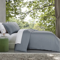 Parure de draps King Size en Lyocell Soyeux et Rafraîchissant, Poches Profondes, Style Moderne, Lavable en Machine pour Hôtels