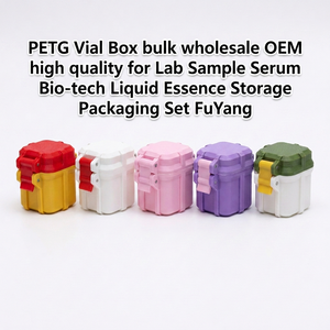 กล่องเก็บผงฟรีซดรายขนาด 3 มล. 5 มล. 10 มล. และกล่องเก็บสารละลายในห้องปฏิบัติการ บรรจุภัณฑ์แบบกำหนดเอง ขวดวัคซีน กล่องพลาสติก กล่องเปปไทด์ - Product Image 5