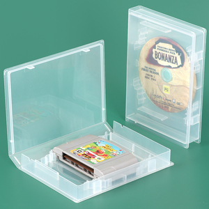 SUNSHING Transparent Universal Game Cartridge Case for Nintendo N64 SNES Sega Mega <b>Drive</b> Dreamcast Game Card Storage Holder - Product Image 1