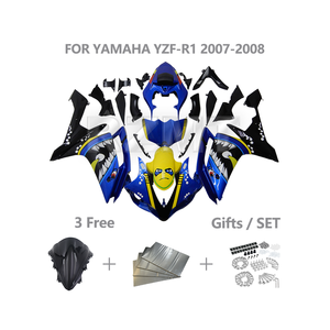 Kit de Carenado de Motocicleta en Plástico ABS para YAMAHA YZF R1 2007-2008 YZF-R1, Accesorios de Carenado Personalizados Y1007-1002b - Product Image 1