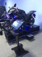 . Le plus récent appareil de course de moto électrique véritable simulateur de moto de conduite vr