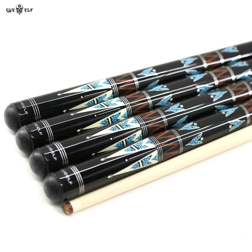 Cueelf factory price maple wood stick carom cue with single shaft