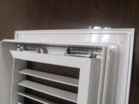 Grille de ventilation linéaire sans cadre pour système CVC, pour salon moderne, blanc/RAL9016, garantie 1 an