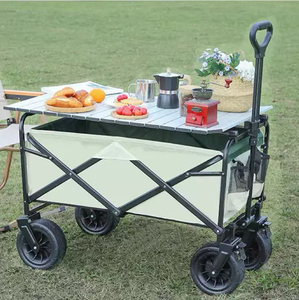 Chariot à main multifonctionnel avec plateau amovible. Idéal pour le camping, les courses, les sorties avec les enfants et la pêche. - Product Image 4