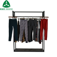 Pakaian Legging Musim Dingin Wanita Berkualitas Tinggi Merek Shien Bekas untuk Ekspor UK Bahan Poliester/Katun 45kg Bersih Semua Ukuran
