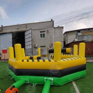 Venta Popular desafío de obstáculo inflable <span class=keywords><strong>juego</strong></span> eliminador inflable <span class=keywords><strong>wipeout</strong></span> <span class=keywords><strong>juego</strong></span> extremo para fiesta - Product Image 4