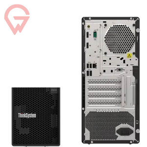 ThinkSystem ST50 V2 Tower Server Intel Xeon Pentium Processor For Lenovo Compact Entry-Level Server 8 cores at 95W 128GB DDR4 - Product Image 4