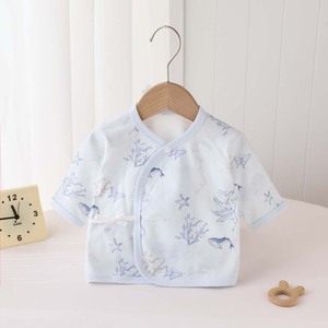 Nuovi vestiti per neonati: <span class=keywords><strong>camicia</strong></span> a mezza manica per primavera e autunno, abbigliamento in cotone per neonati, completo per neonati. - Product Image 5