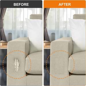 Parche de Reparación de Lino Personalizado, Parche de <span class=keywords><strong>Tela</strong></span> Autoadhesivo, Cinta de Reparación de <span class=keywords><strong>Tela</strong></span> para Muebles y Sofás - Product Image 3