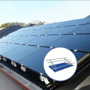 태양 응용 프로그램 지원 마운트 패널 태양 광 빠른 설치 콘크리트 평면 지붕 태양 전지 패널