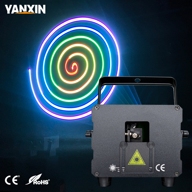 Cheap Price 2-5W RGB Animation Laser Projector ILDA DMX Control Mini Stage Light for Night Club Party