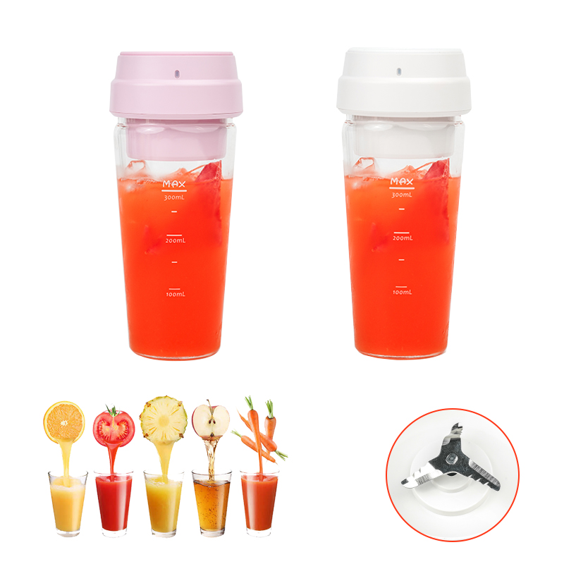 300 мл Оптовая Продажа usb Высокое качество Прочный портативный Электрический Новый портативный блендер для сока