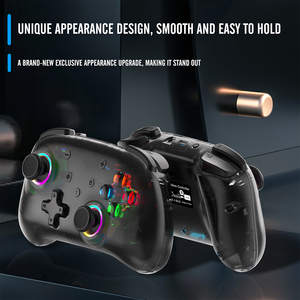Nouvelle tendance manette de jeu Portable pour <span class=keywords><strong>Switch</strong></span> Console contrôleur de jeu sans fil <span class=keywords><strong>Joypad</strong></span> réveil automatique manette en métal - Product Image 5
