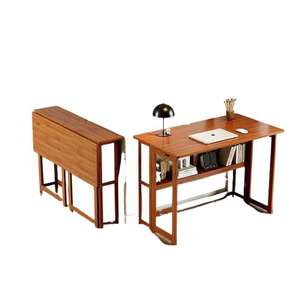 Escritorio de Computadora de Bambú Plegable, Escritorio de Estudio Moderno y Sencillo para Dormitorio u Oficina en Casa - Product Image 5