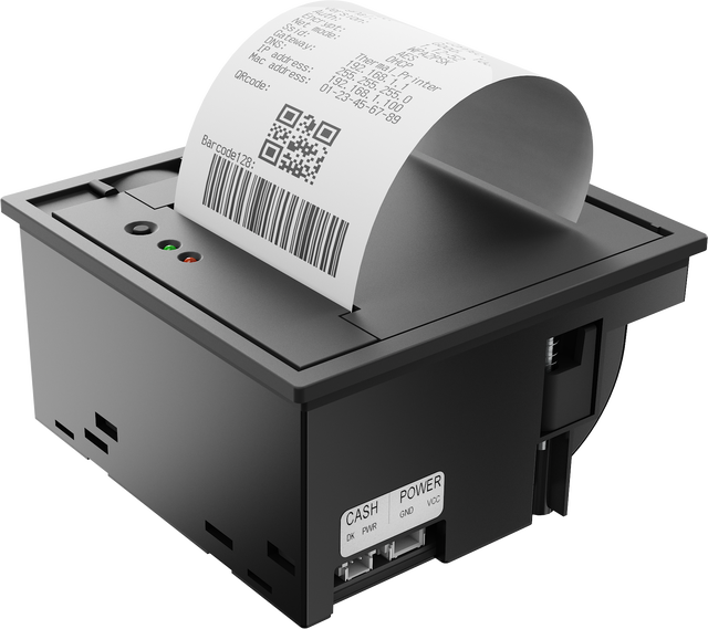 EM5826 58mm Panel Printer Thermal Kiosk Receipt Printer Embedded USB+RS232+TTL Interface  ECS/POS Command